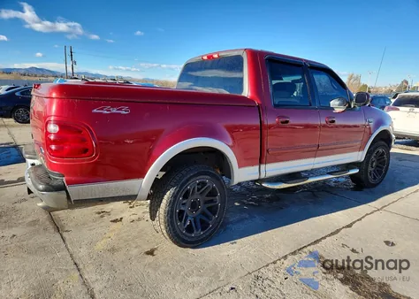 2002 Ford F150 Supercrew z USA, uszkodzony, nr VIN 1FTRW08LX2KA71931